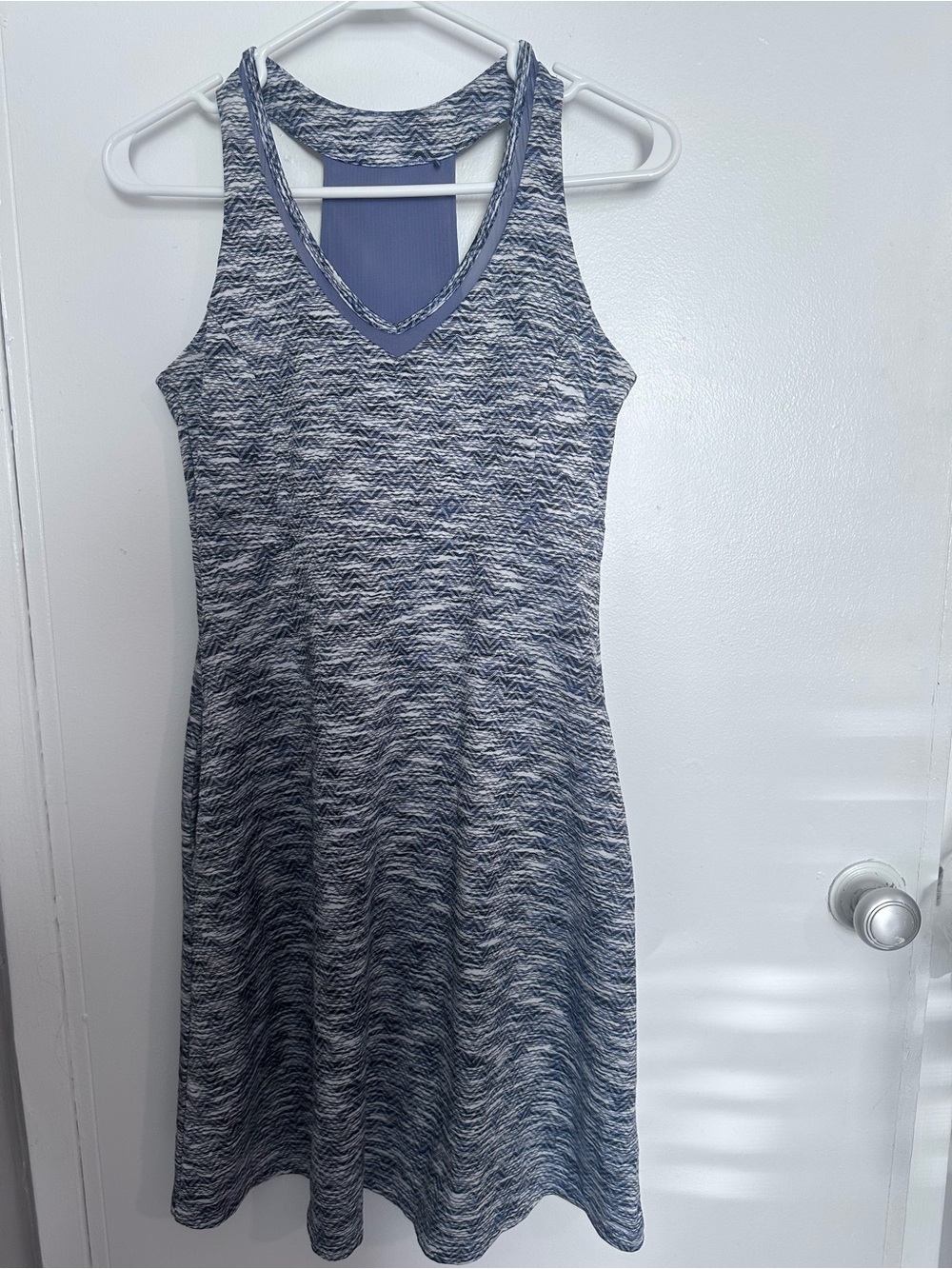 MPG Heathered purple Racerback Midi Dress